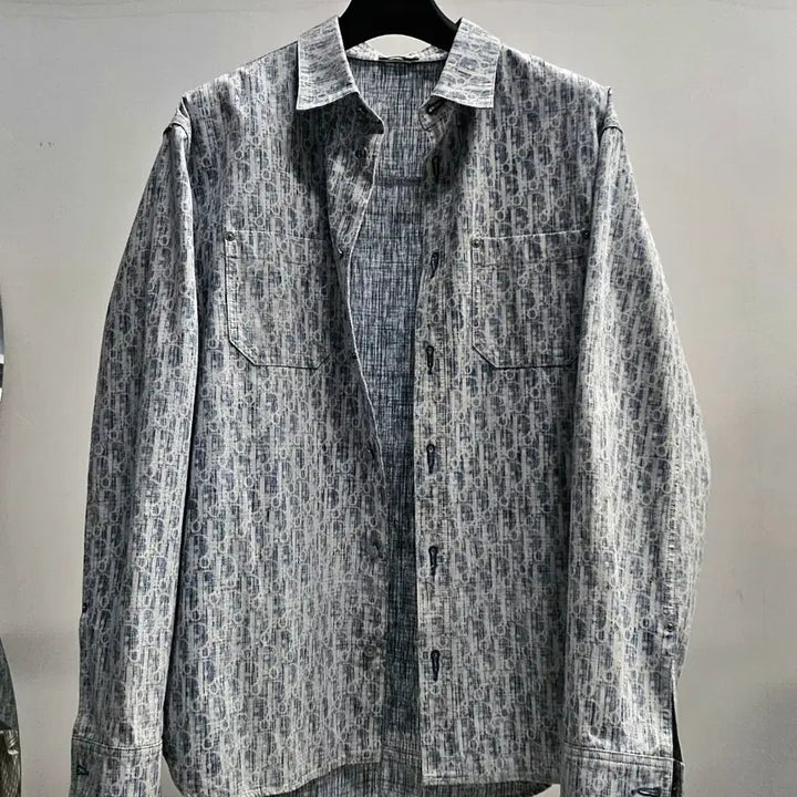 [BUNJANG] Dior Kasuri Shirt Jacket (Size 42) / [S+급/42 size] 디올 카스리 셔츠자켓 42사이즈