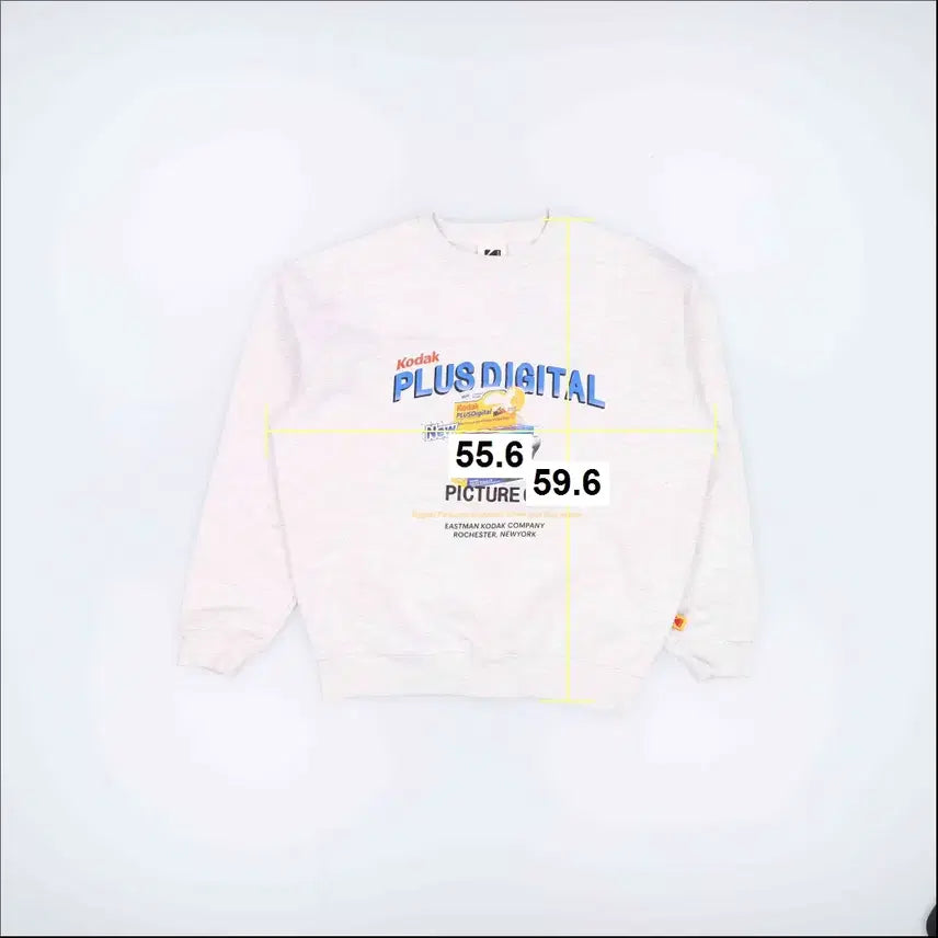 [BUNJANG] Kodak Apparel Digital Graphic Stereo Sweatshirt / [XS] 코닥 어패럴 디지털 그래픽 스테레오 맨투맨 0105J