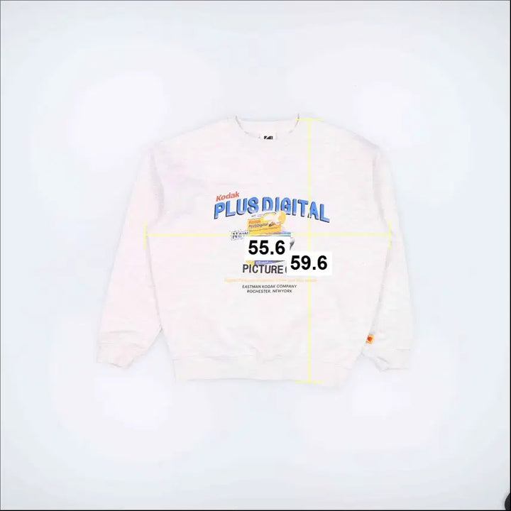 [BUNJANG] Kodak Apparel Digital Graphic Stereo Sweatshirt / [XS] 코닥 어패럴 디지털 그래픽 스테레오 맨투맨 0105J