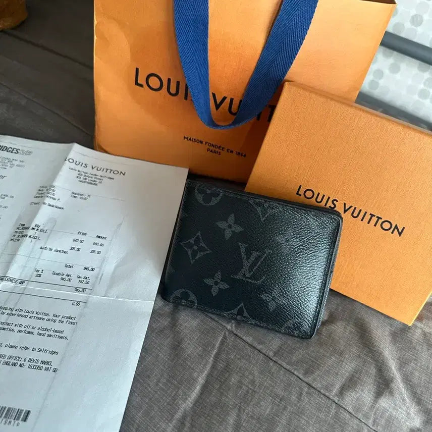 [BUNJANG] Louis Vuitton Eclipse Wallet (Full Package) / 루이비통 이클립스 반지갑 풀구성품