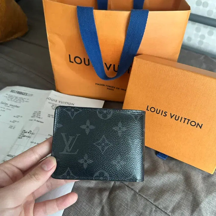 [BUNJANG] Louis Vuitton Eclipse Wallet (Full Package) / 루이비통 이클립스 반지갑 풀구성품