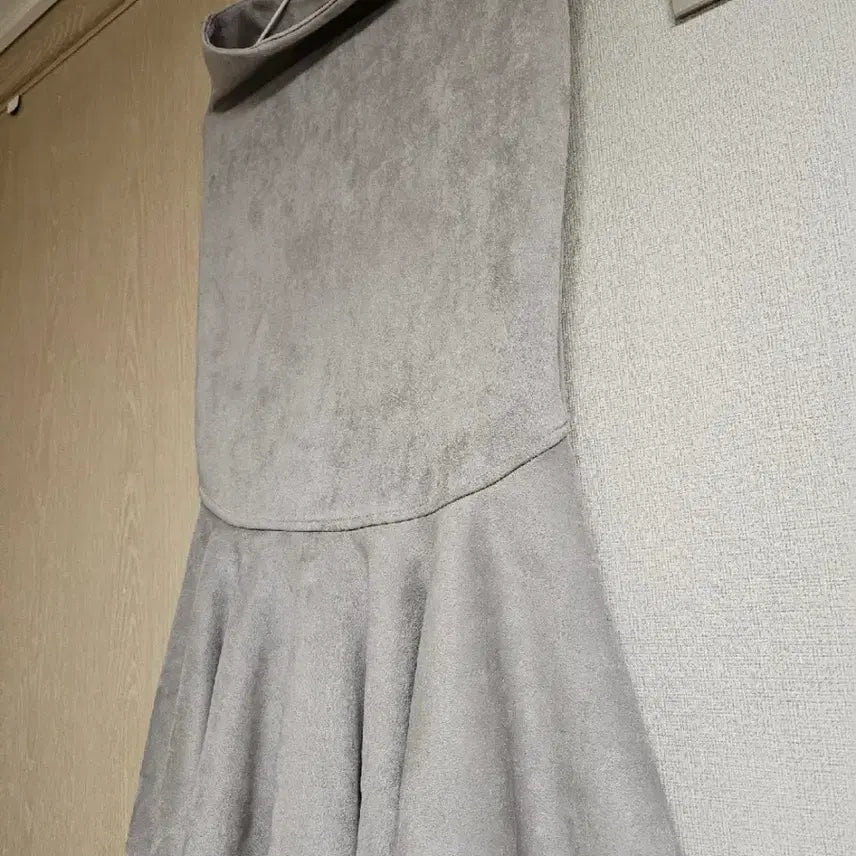 [BUNJANG] Suede Frill Midi Skirt / 스웨이드 프릴 미디 스커트