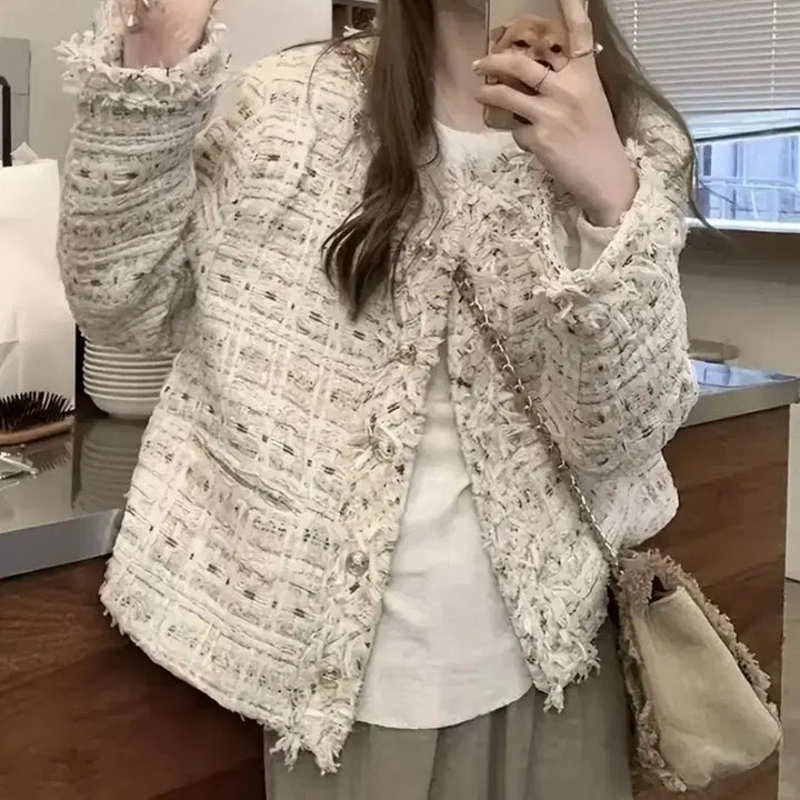 [BUNJANG] Tweed Jacket (Size 55-66) / 새옷)트위드 봄자켓55~66