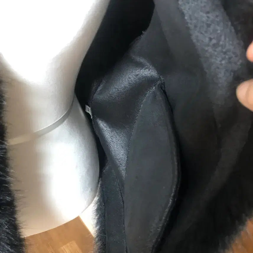 [BUNJANG] Eco Fur Black Jacket / 에코퍼블랙자켓