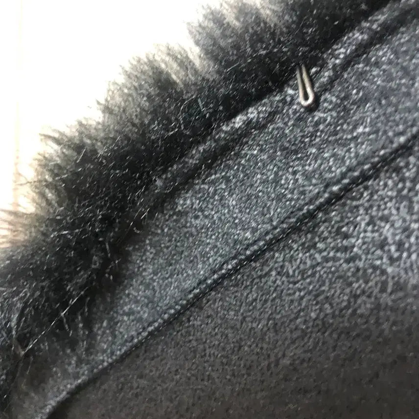 [BUNJANG] Eco Fur Black Jacket / 에코퍼블랙자켓