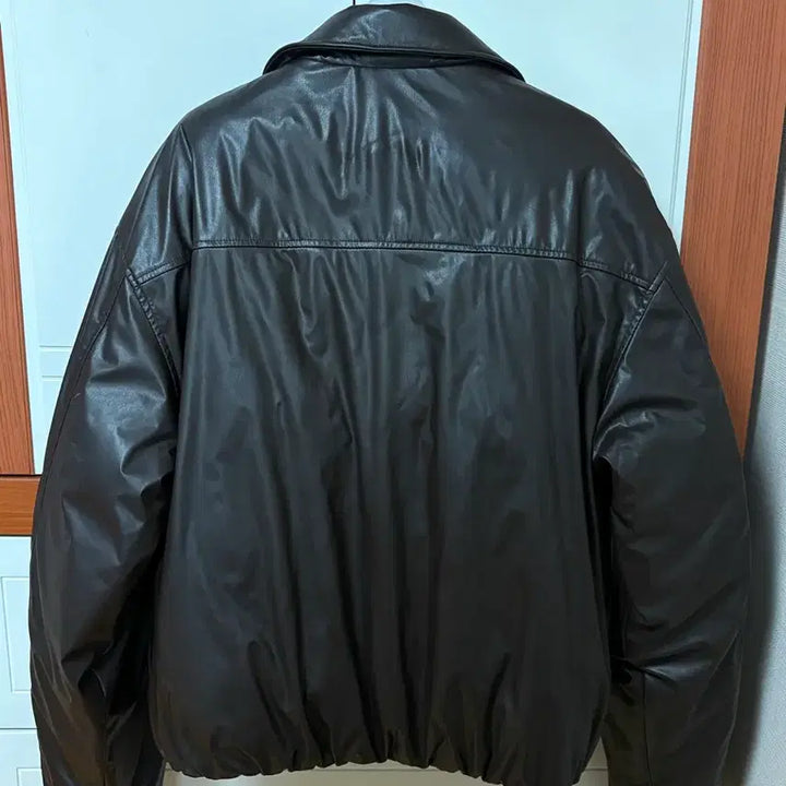 [BUNJANG] OiOi Leather Padded Jacket Brown M / 오아이오아이 레더 패딩 브라운M
