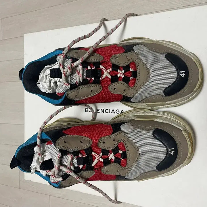 [BUNJANG] Balenciaga Triple S Sneakers Multi 41 Size / 발렌시아가 트리플S 스니커즈 멀티 41사이즈