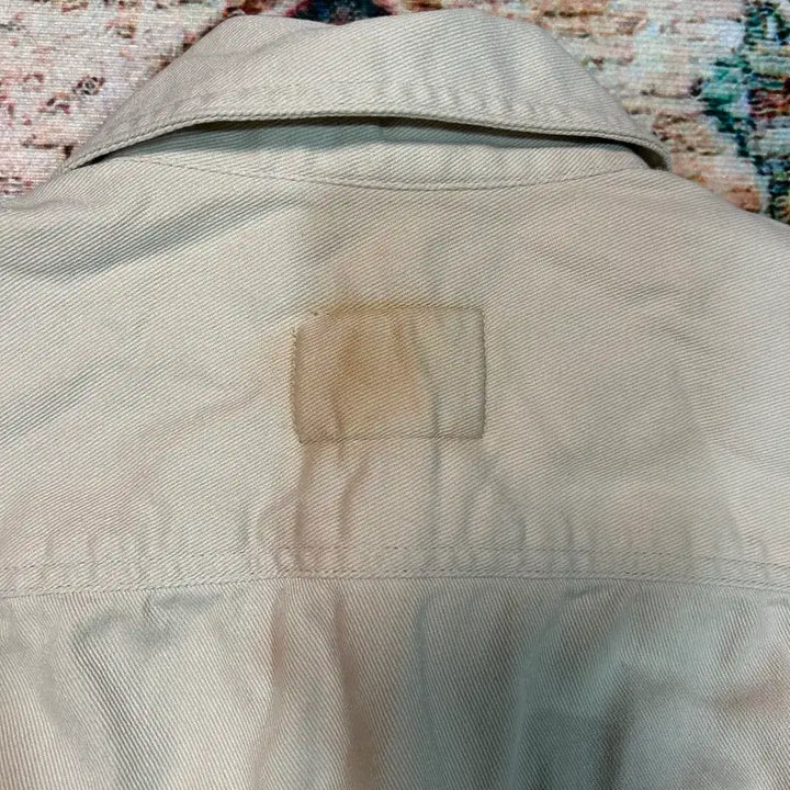 [BUNJANG] Lauren Ralph Lauren Beige Denim Jacket / [XL] 로렌 랄프로렌 베이지 데님자켓