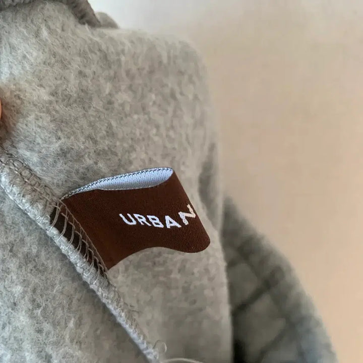 [BUNJANG] Urban Room Bear Fleece Jogger Gray / 어반룸 곰돌이 후리스조거 그레이