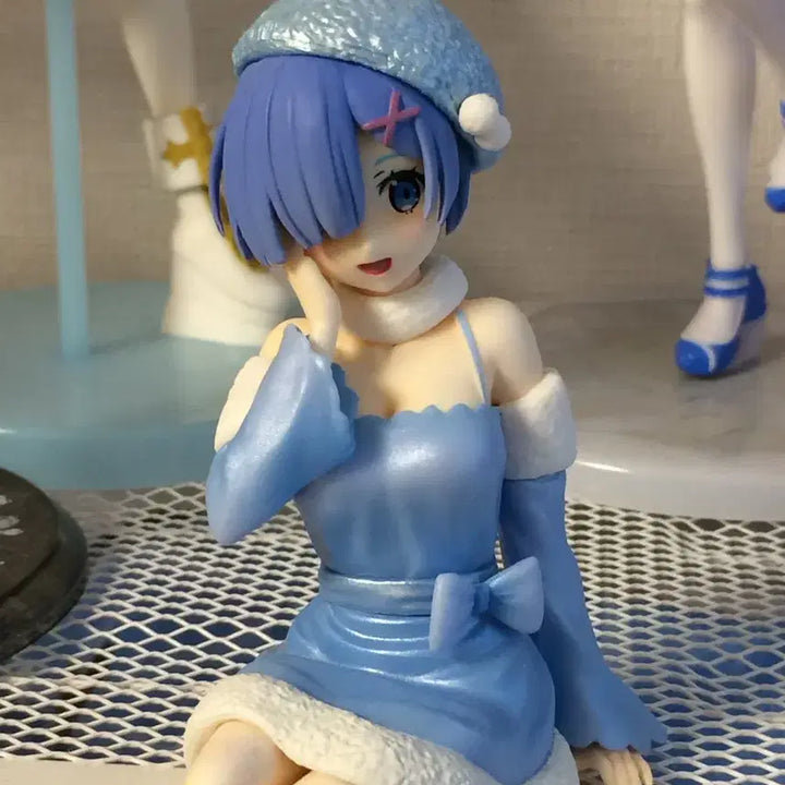 [BUNJANG] Re:Zero Rem Snow Princess Noodle Stopper Figure / 리제로 Re:Zero 렘 스노우 프린세스 피규어 누들스토퍼