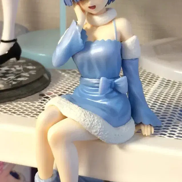 [BUNJANG] Re:Zero Rem Snow Princess Noodle Stopper Figure / 리제로 Re:Zero 렘 스노우 프린세스 피규어 누들스토퍼