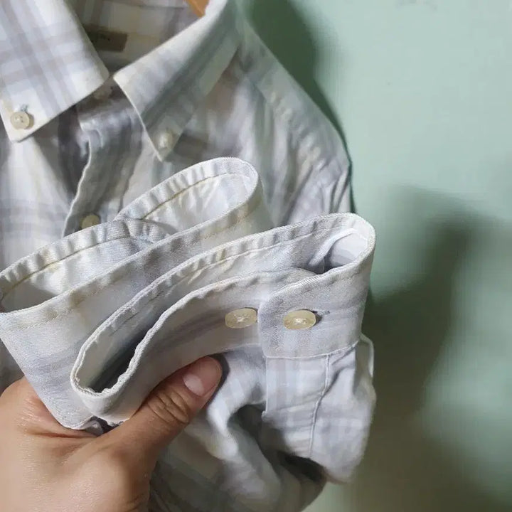 [BUNJANG] Burberry Check Shirt (Size M) / 버버리 체크 셔츠 M 100
