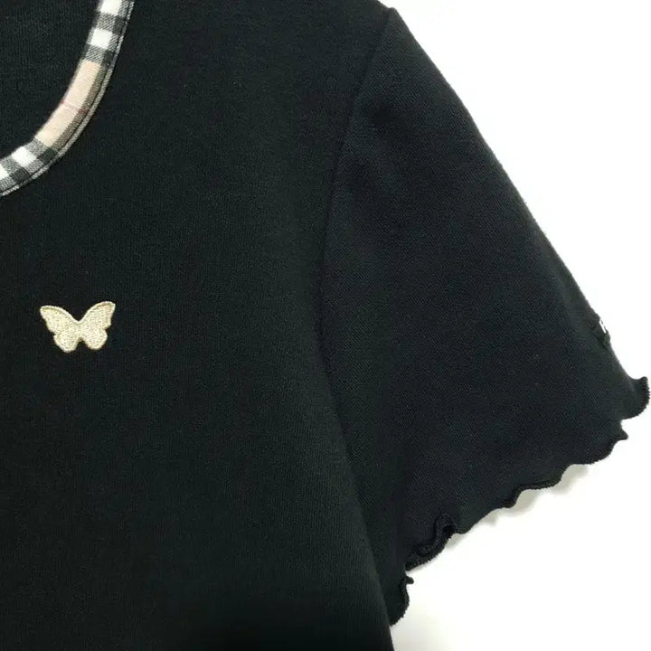 [SOLD OUT] 팬시클럽 체크 반팔 크롭 가디건 OS_S1343