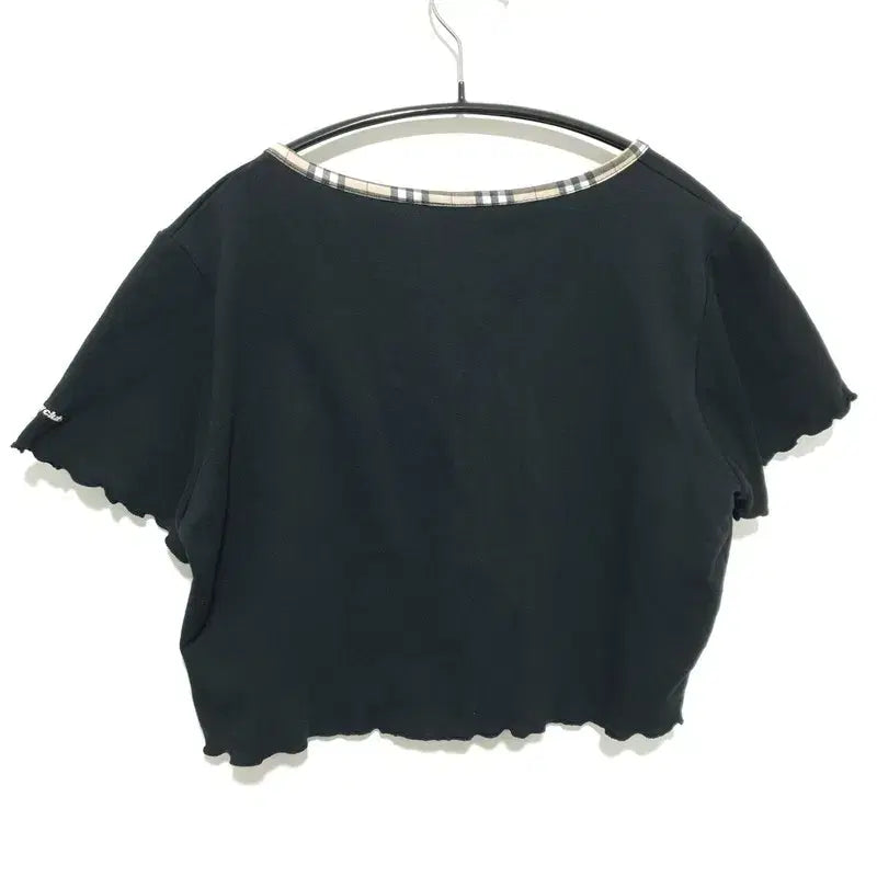 [SOLD OUT] 팬시클럽 체크 반팔 크롭 가디건 OS_S1343