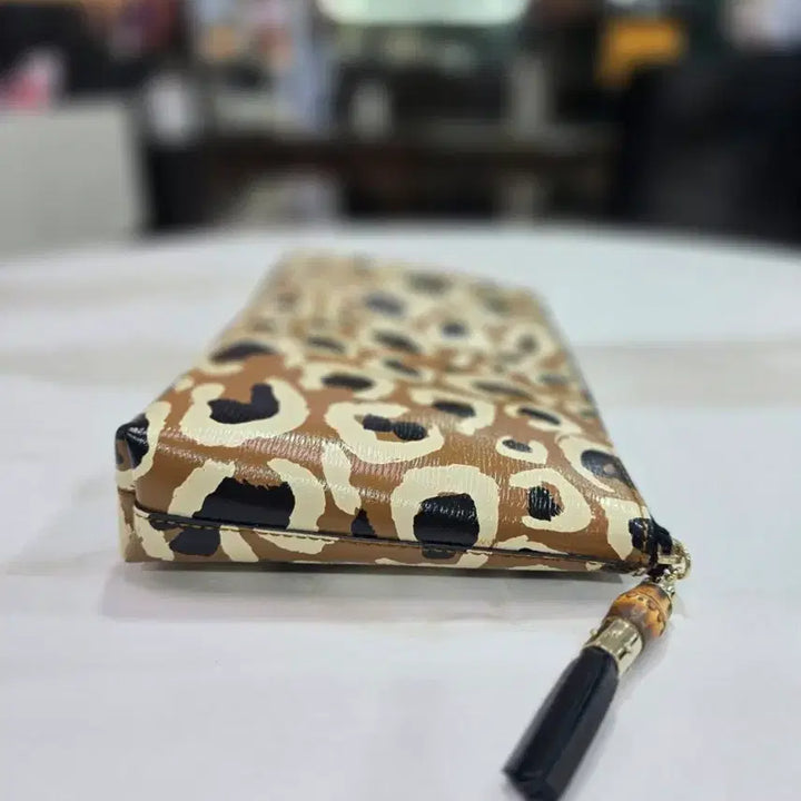 [BUNJANG] Gucci Leopard Tassel Clutch Bag / [정품] 구찌 레오파드 태슬 클러치백 338815