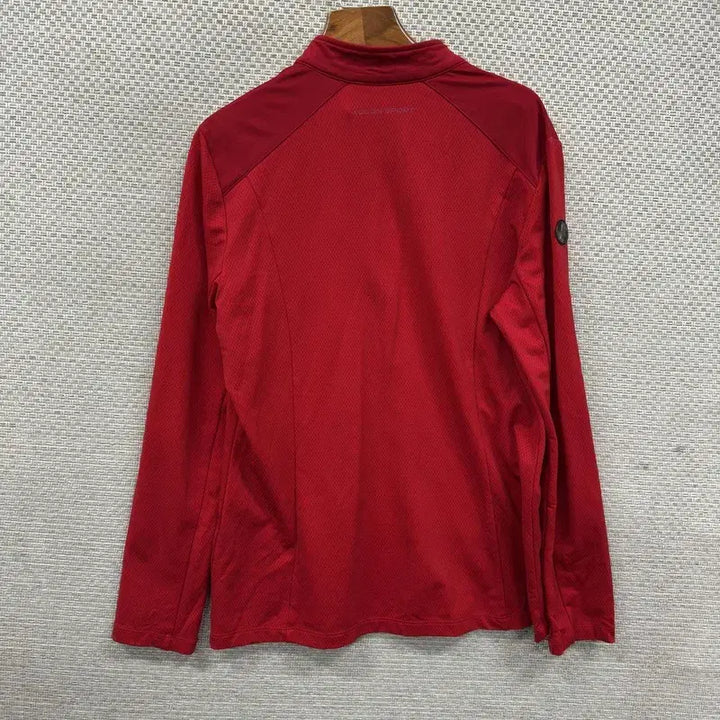 [BUNJANG] Kolon Sport Hiking Half-Zip Long Sleeve T-shirt / 코오롱스포츠 등산 반집업 긴팔티 95 M10893