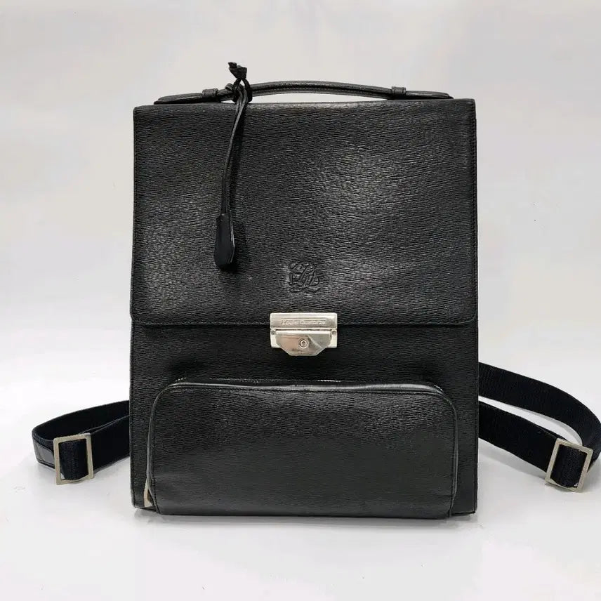 [BUNJANG] Louis Quatorze Leather Backpack / 정품 루이까또즈  가죽 백팩