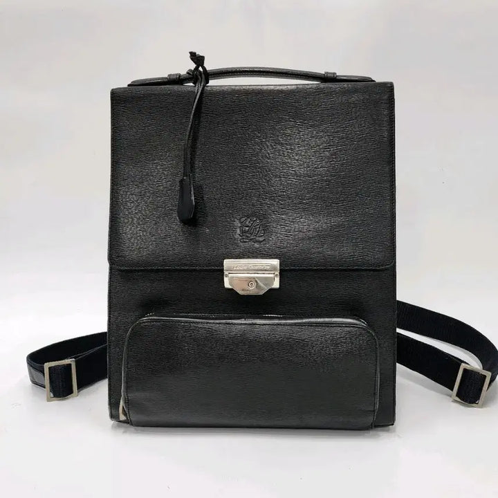 [BUNJANG] Louis Quatorze Leather Backpack / 정품 루이까또즈  가죽 백팩