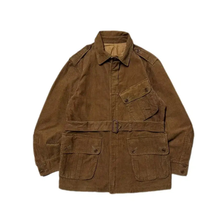 [BUNJANG] Adam et Rope Corduroy Safari Jacket / Adam et rope 아담엣로페 코듀로이 사파리자켓