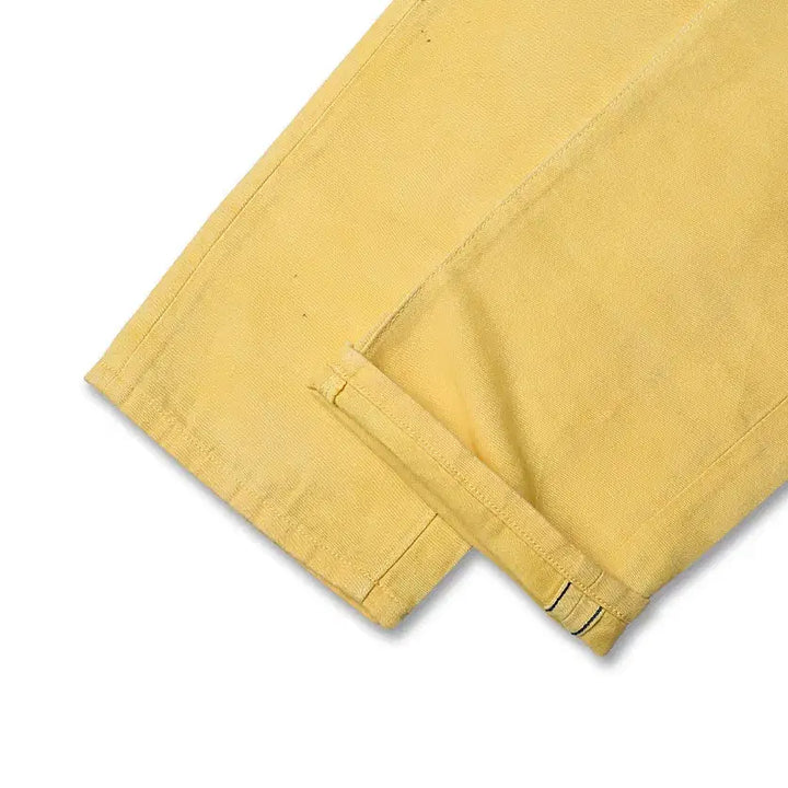[BUNJANG] Incotex Straight Chinolino Pants / 인코텍스 [Incotex] 이태리 옐로우 스트레이트 치노리노 팬츠