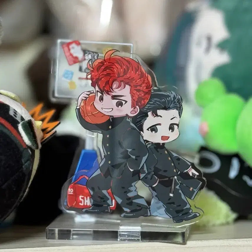 [BUNJANG] Slam Dunk Kang Baekho & Heo Yeol Acrylic & Doujinshi Set / 슬램덩크 2차창작 굿즈 아크릴+회지