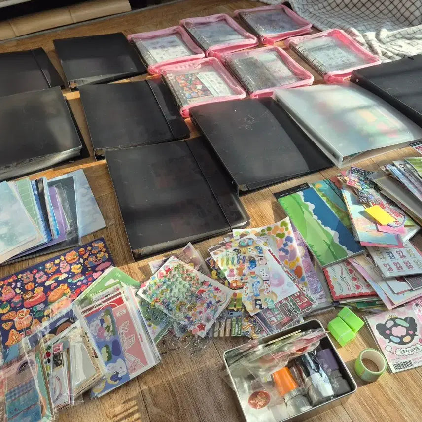 [BUNJANG] Bundle Set of Diary Accessories / 다꾸처분 마테띵 다이어리 떡메 배경지 일괄처분