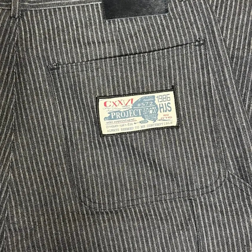 [BUNJANG] Helm Striped Pants L / 헬름 스트라이프 팬츠 L