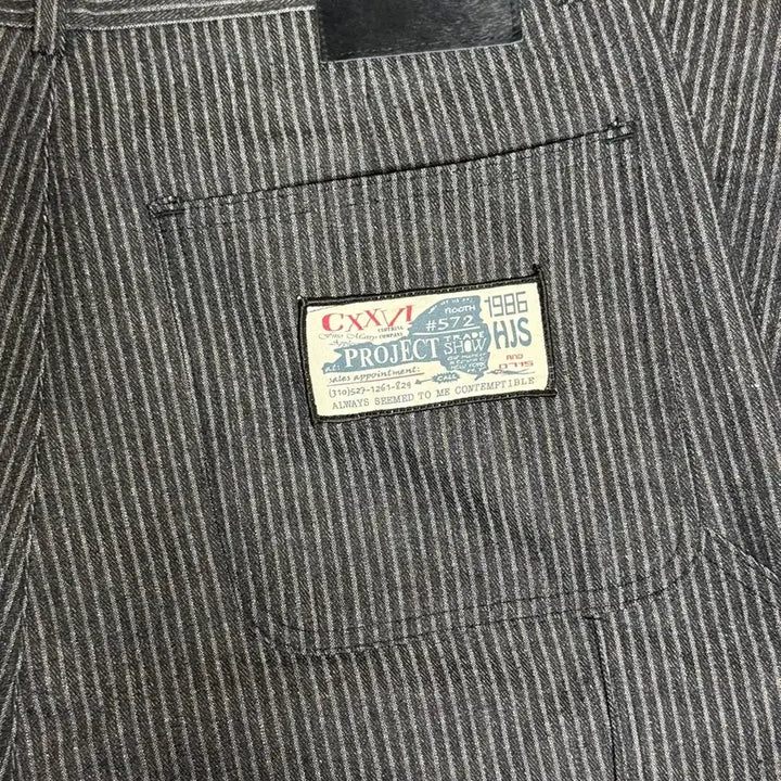 [BUNJANG] Helm Striped Pants L / 헬름 스트라이프 팬츠 L