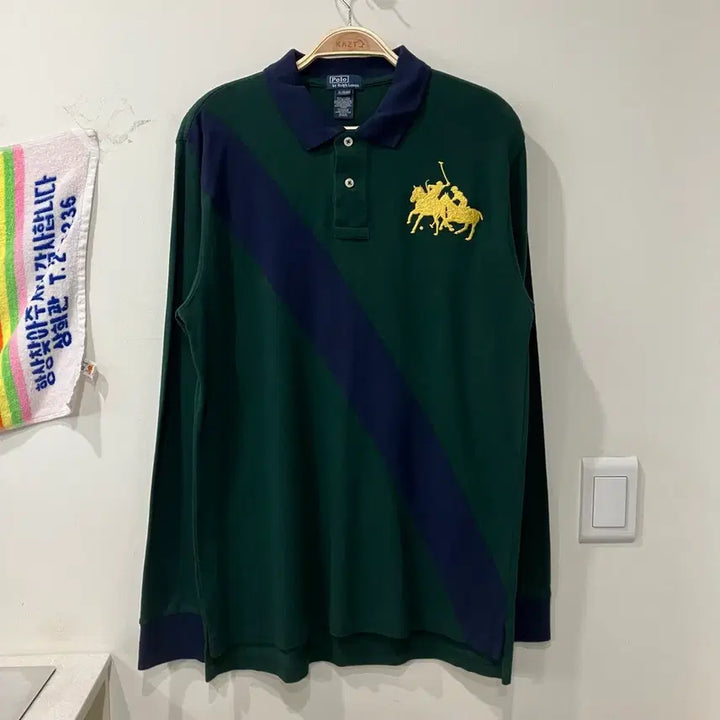 [BUNJANG] Polo Ralph Lauren Big Pony Rugby Shirt / 222 폴로 빅포니 럭비티 카라티 pk