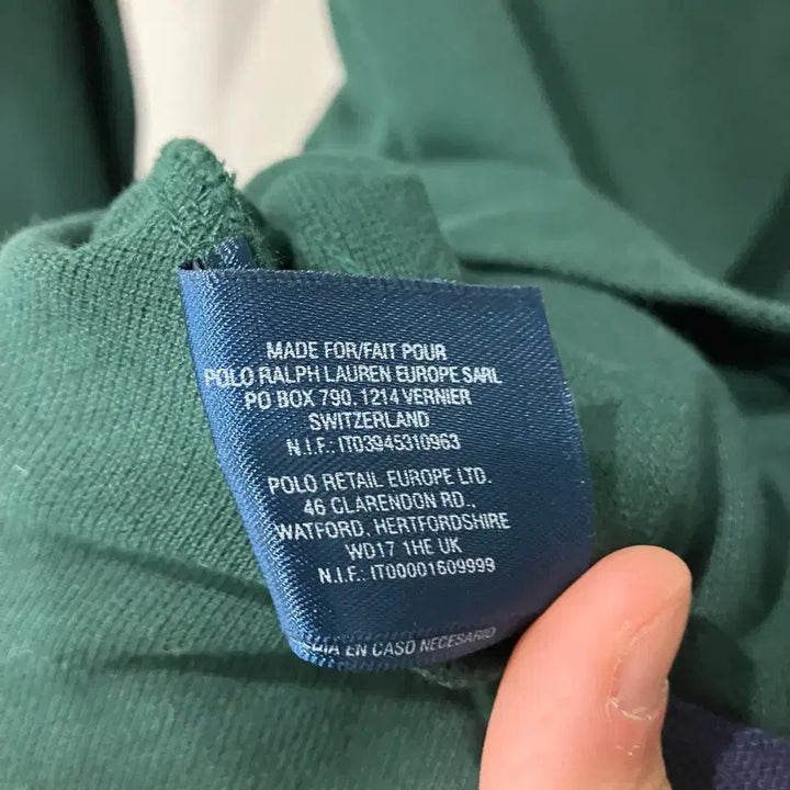 [BUNJANG] Polo Ralph Lauren Big Pony Rugby Shirt / 222 폴로 빅포니 럭비티 카라티 pk