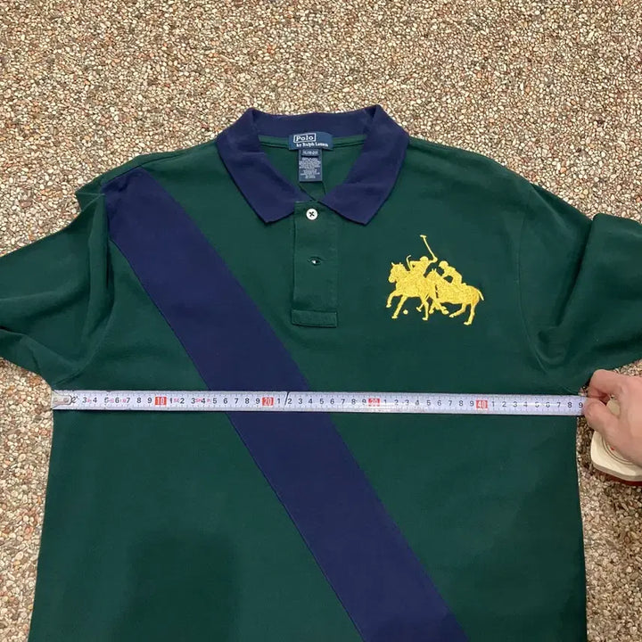 [BUNJANG] Polo Ralph Lauren Big Pony Rugby Shirt / 222 폴로 빅포니 럭비티 카라티 pk
