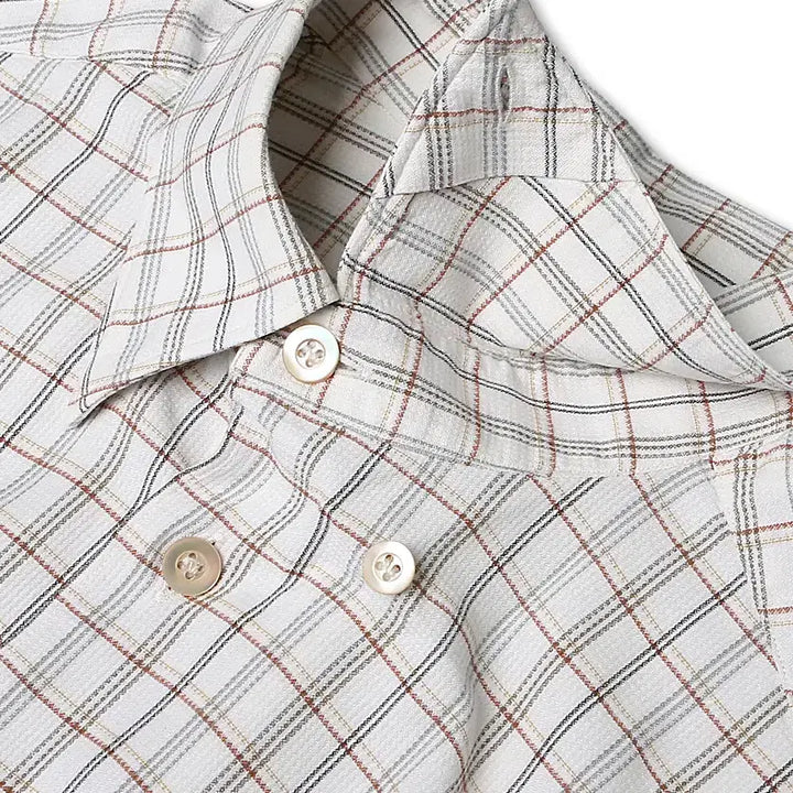 [BUNJANG] Ermenegildo Zegna Luxury Check Shirt / 에르메네질도 제냐 [Ermenegildo Zegna] 럭셔리 체크 셔츠