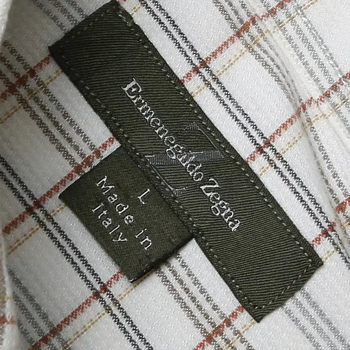 [BUNJANG] Ermenegildo Zegna Luxury Check Shirt / 에르메네질도 제냐 [Ermenegildo Zegna] 럭셔리 체크 셔츠