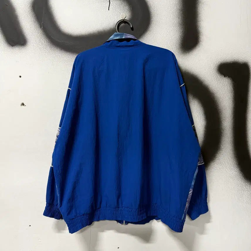 [BUNJANG] Vintage USA Bandana Patch Ethnic Pattern Woven Zip-Up Jacket / VTG 빈티지 USA 반다나 패치 에스닉 패턴 우븐 집업 자켓