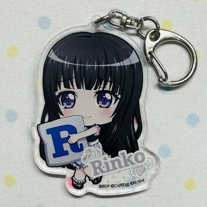 [BUNJANG] BanG Dream Rinko Acrylic Keychain / 뱅드림 린코 아크릴 키링