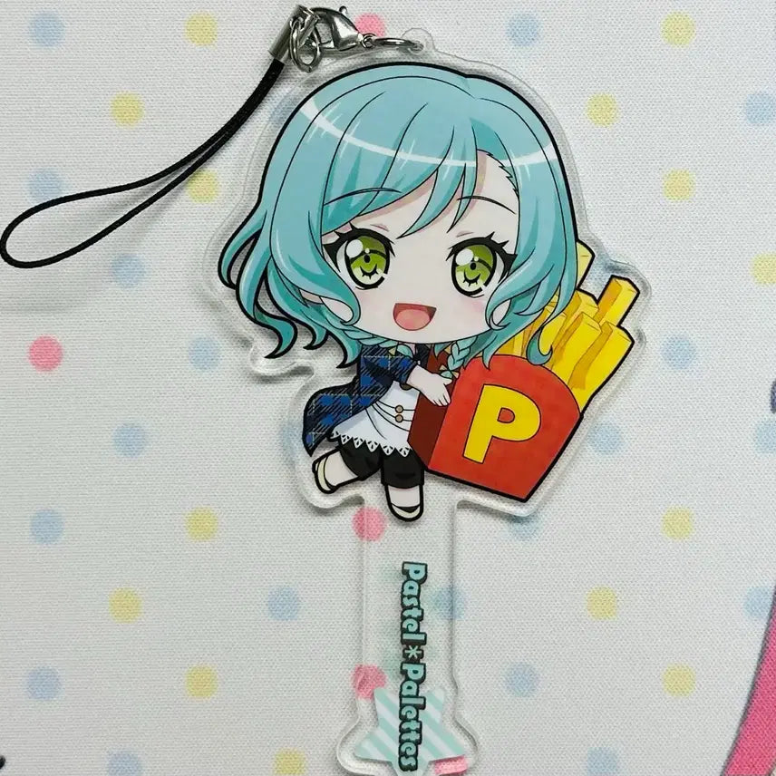 [BUNJANG] Band-Maid Pastel Palette Hina Acrylic Keyring / 뱅드림 파스텔 팔레트 아크릴 키링 히나