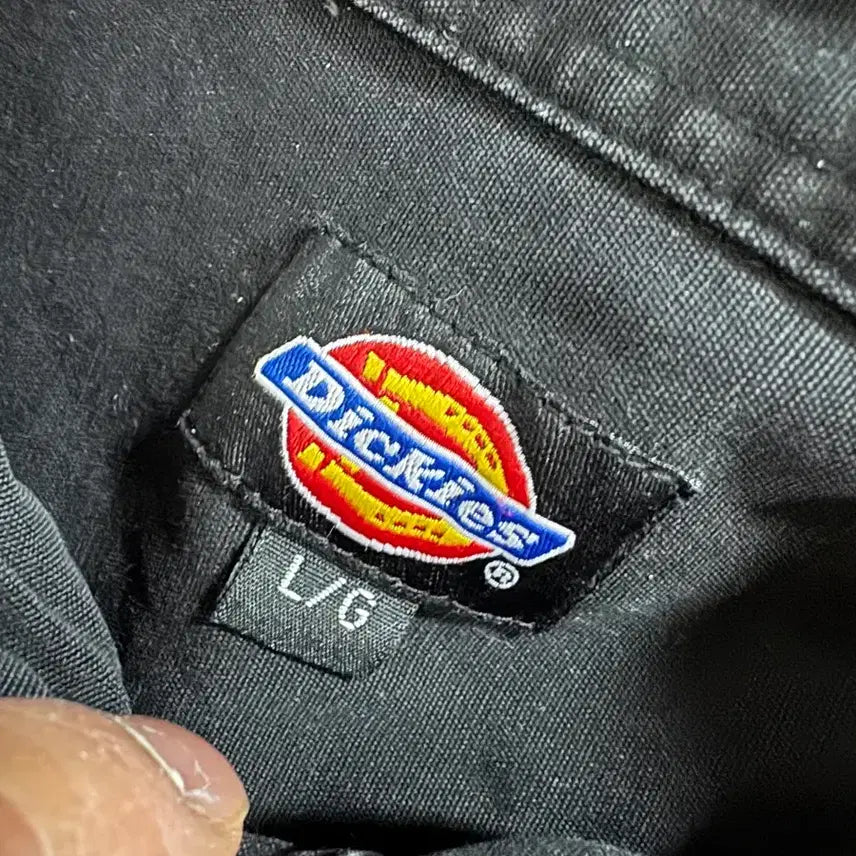 [BUNJANG] Dickies Big Size Two Pocket Work Shirt XL-2XL Black / 디키즈 Dickies 빅사이즈 투 포켓 워크셔츠 XL ~ 2XL 블랙