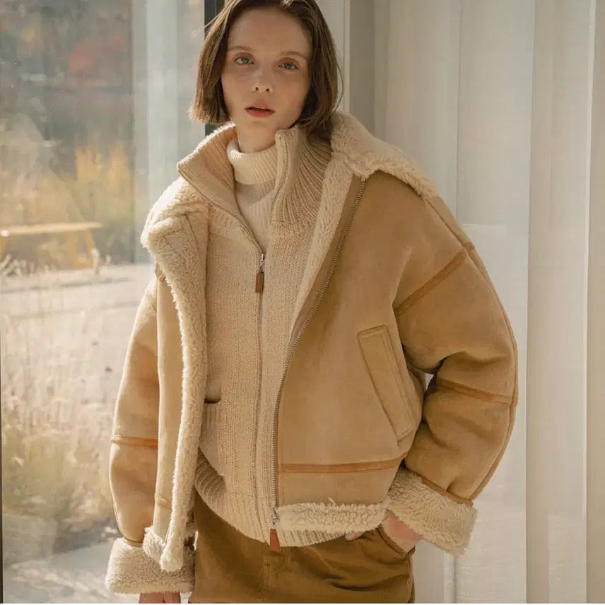 [BUNJANG] SIAJU Suede Sheepskin Mouton / 시아쥬 스웨이드 무스탕