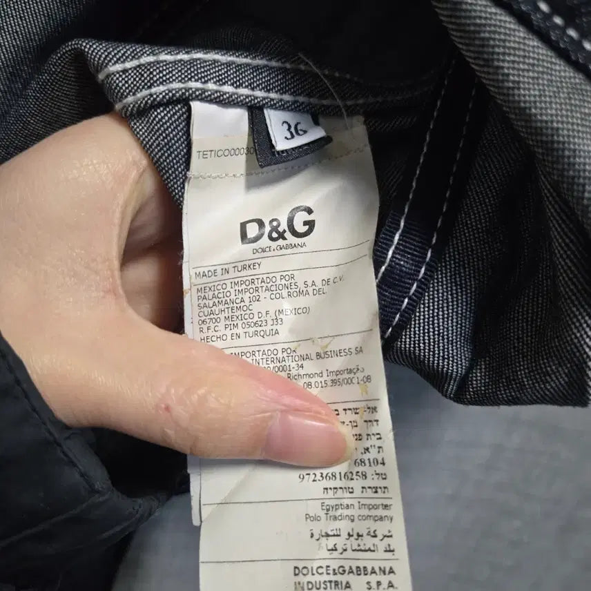 [BUNJANG] Dolce & Gabbana Denim Jacket 36 / 돌체앤가바나 레이스업 데님 자켓 36