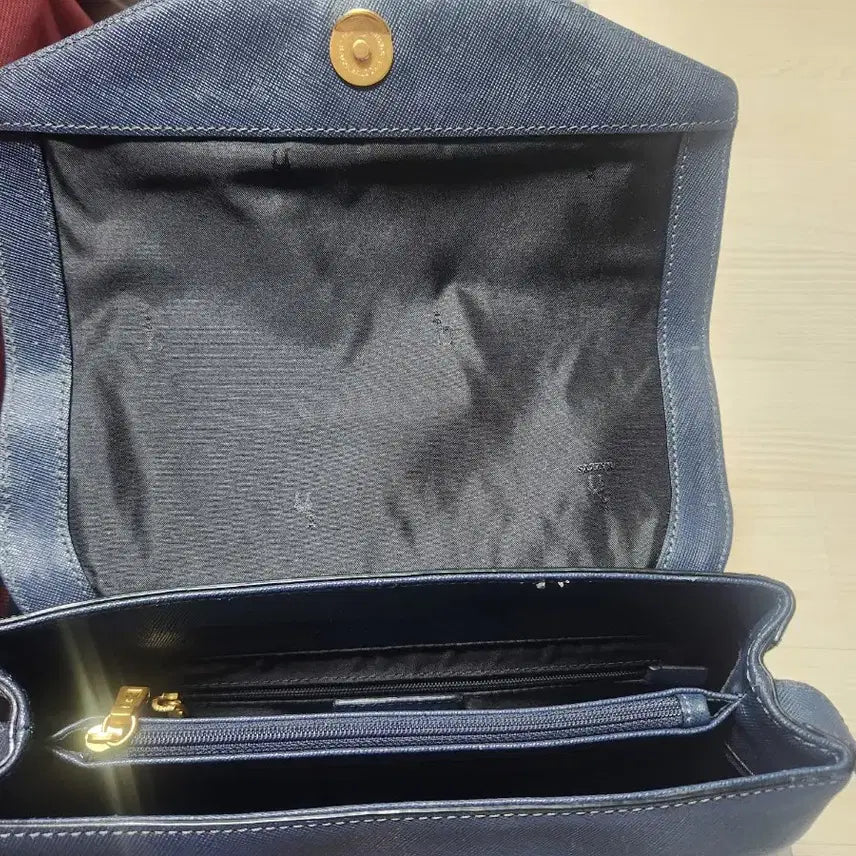 [BUNJANG] Hazzys Saffiano Satchel Bag / 헤지스 사피아노 사첼백
