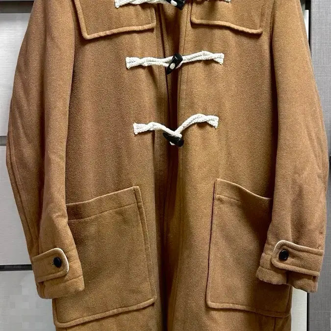 [BUNJANG] Coldcamp Brown Duffle Coat / 콜드캠프 브라운 떡볶이 코트