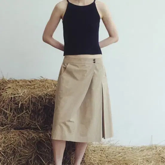 [BUNJANG] Ethos WASHED MIDI SKIRT / 급처)에토스 WASHED MIDI SKIRT
