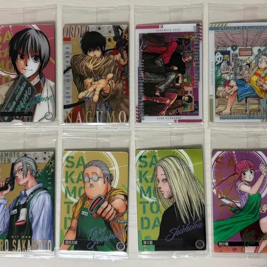 [BUNJANG] Sakamoto Days Nagumo Rare Card Bundle Set / 미개봉) 사카모토데이즈 웨하스 카드 일괄 나구모 레어