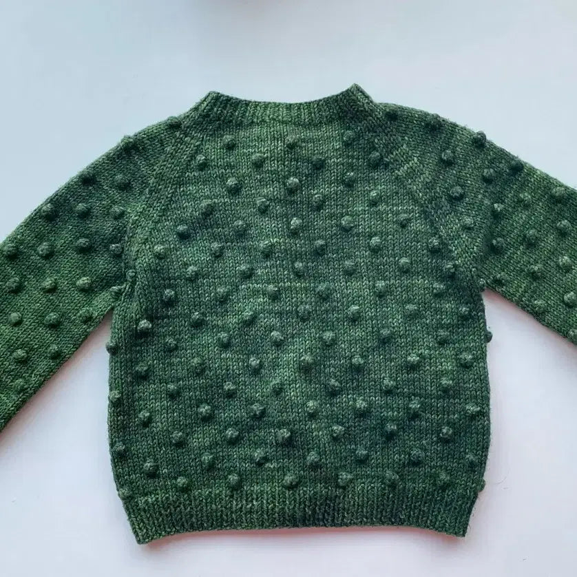 [BUNJANG] Handmade Popcorn Cardigan / 핸드메이드 팝콘가디건