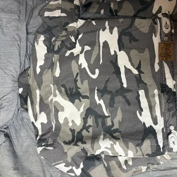 [BUNJANG] Stussy Camo Work Jacket & Big Ol' Jeans Set / 스투시 카모 워크자켓 빅올진 워크팬츠