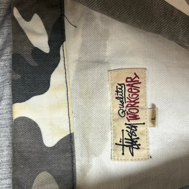 [BUNJANG] Stussy Camo Work Jacket & Big Ol' Jeans Set / 스투시 카모 워크자켓 빅올진 워크팬츠