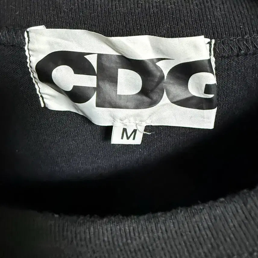 [BUNJANG] CDG Oversized Short Sleeve T-shirt Black M / cdg 오버사이즈 반팔티 블랙 m