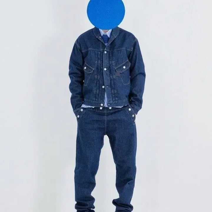 [BUNJANG] ODS Fake Sailor Denim Jacket / 올리브드랩서비스 페이크 세일러 데님 자켓 ods 스펙테이터