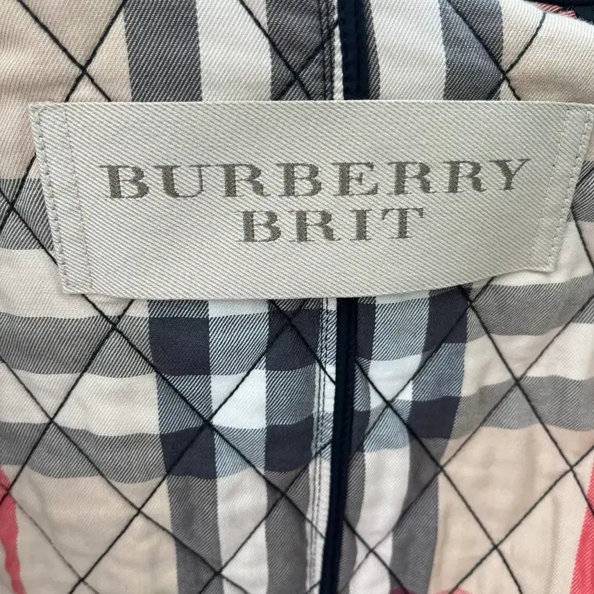 [BUNJANG] Burberry Brit Black Quilted Jacket S / 버버리 브릿 블랙 퀼팅 자켓 S 정품