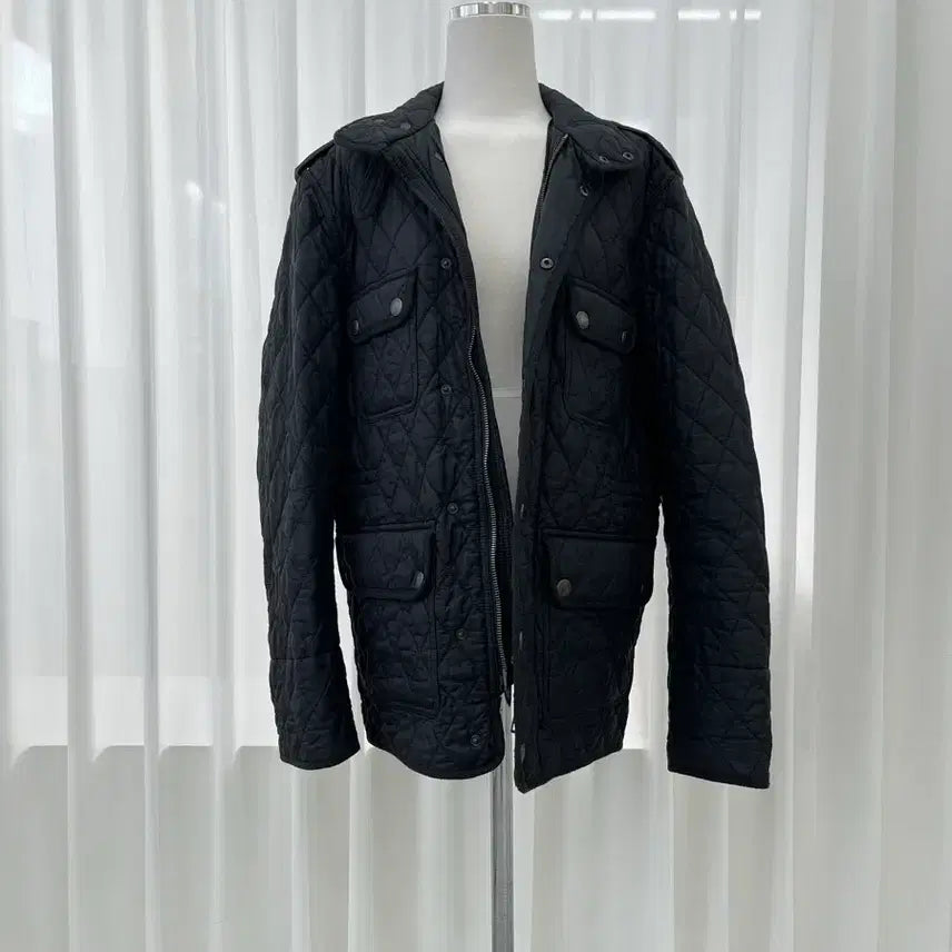 [BUNJANG] Burberry Brit Black Quilted Jacket S / 버버리 브릿 블랙 퀼팅 자켓 S 정품